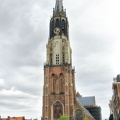 108.75m high Nieuwe Kerk tower (1802 visits) [Nieuwe Kerk at Markt 80 holds the royal burial chamber, with Prince William of Orange being the fir... 108.75m high Nieuwe Kerk tower